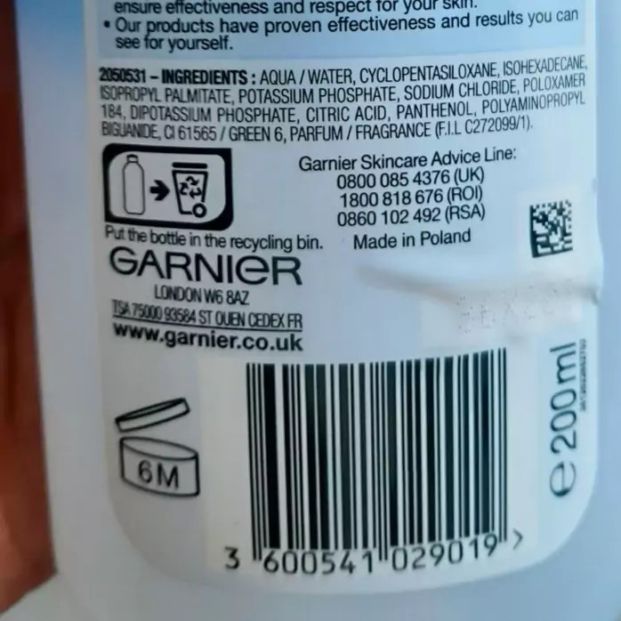 آرایش پاک کن دوفاز اورجینال گارنیر