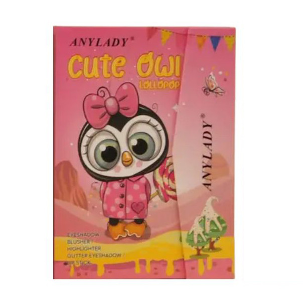 پالت سایه کیفی انی لیدی طرح جغد cute owl