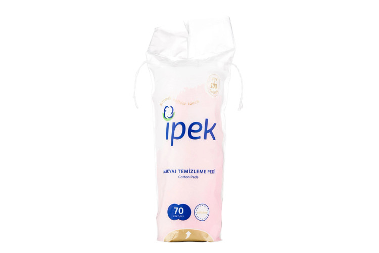 پد کتان ایپک Ipek Cotton Pads، پد آرایش پاککن نرم و لطیف از جنس کتان طبیعی مناسب پوست صورت و چشم