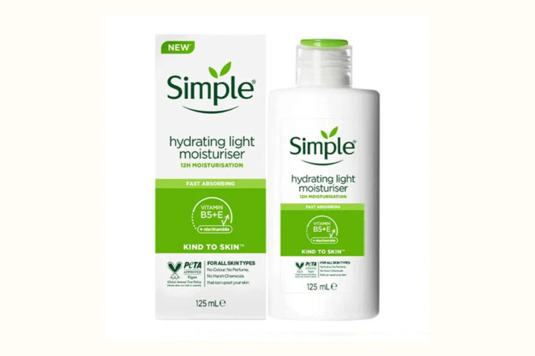 آبرسان سیمپل Simple Hydrating Light Moisturiser، کرم آبرسان سبک و زودجذب لایت سیمپل