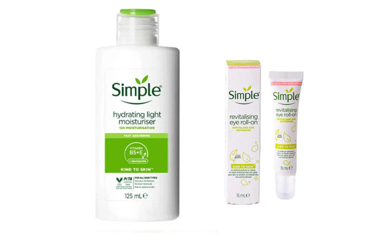 مرطوب کننده آبرسان لایت و دورچشم رولی سیمپل