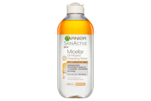 میسلار واتر دوفاز زرد گارنیر حاوی روغن آرگان مخصوص پوست خشک