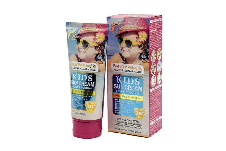 کرم ضدآفتاب کودک ووکالی SPF 30+ مخصوص پوست حساس کودکان