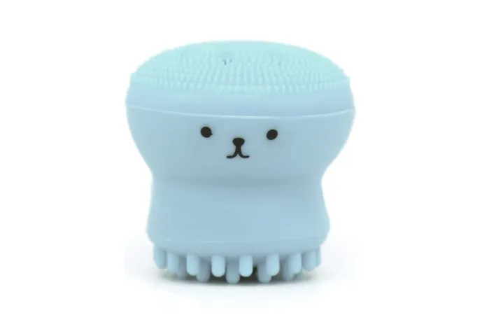 فیس واش سیلیکونی هشت پا آبی