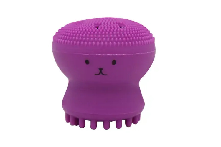 فیس واش سیلیکونی هشت پا بنفش