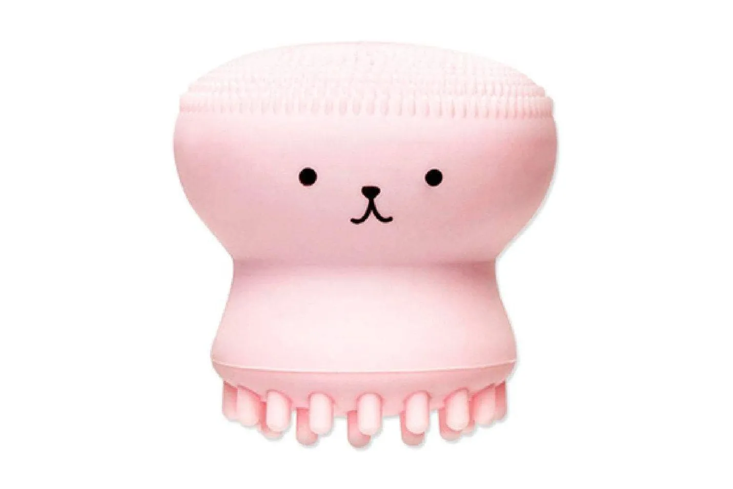 فیس واش سیلیکونی هشت پا صورتی