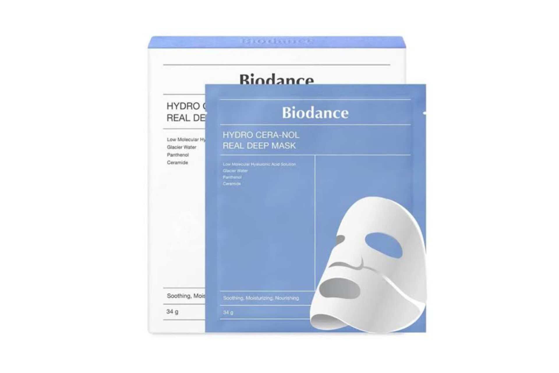 ماسک ورقه‌ای آبرسان و تقویت کننده بیودنس